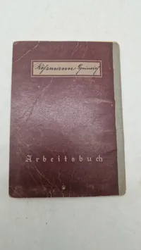 Original tysk Arbeitsbuch
