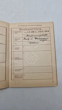 Original tysk Arbeitsbuch