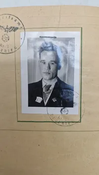 Original Deutsches Reich Arbeitsbuch für Ausländer" (Arbejdsbog for udlændinge)