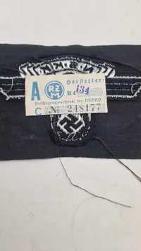 Originalt ærmemærke fra Nationalsozialistisches Kraftfahrkorps (NSKK),