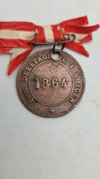 Original1864 krigsdeltager medalje
