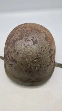 Original amerikansk hjelm - ww2 (anvendt af det danske forsvar efter krigen)