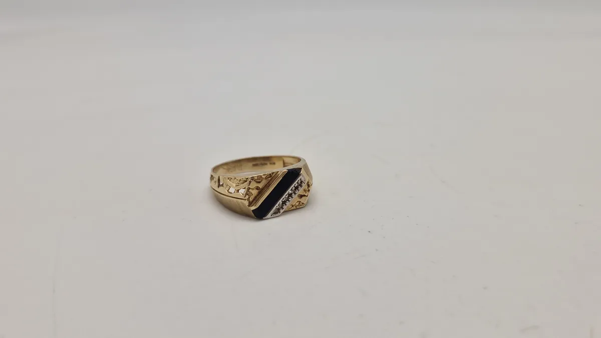 Forgyldt fingerring