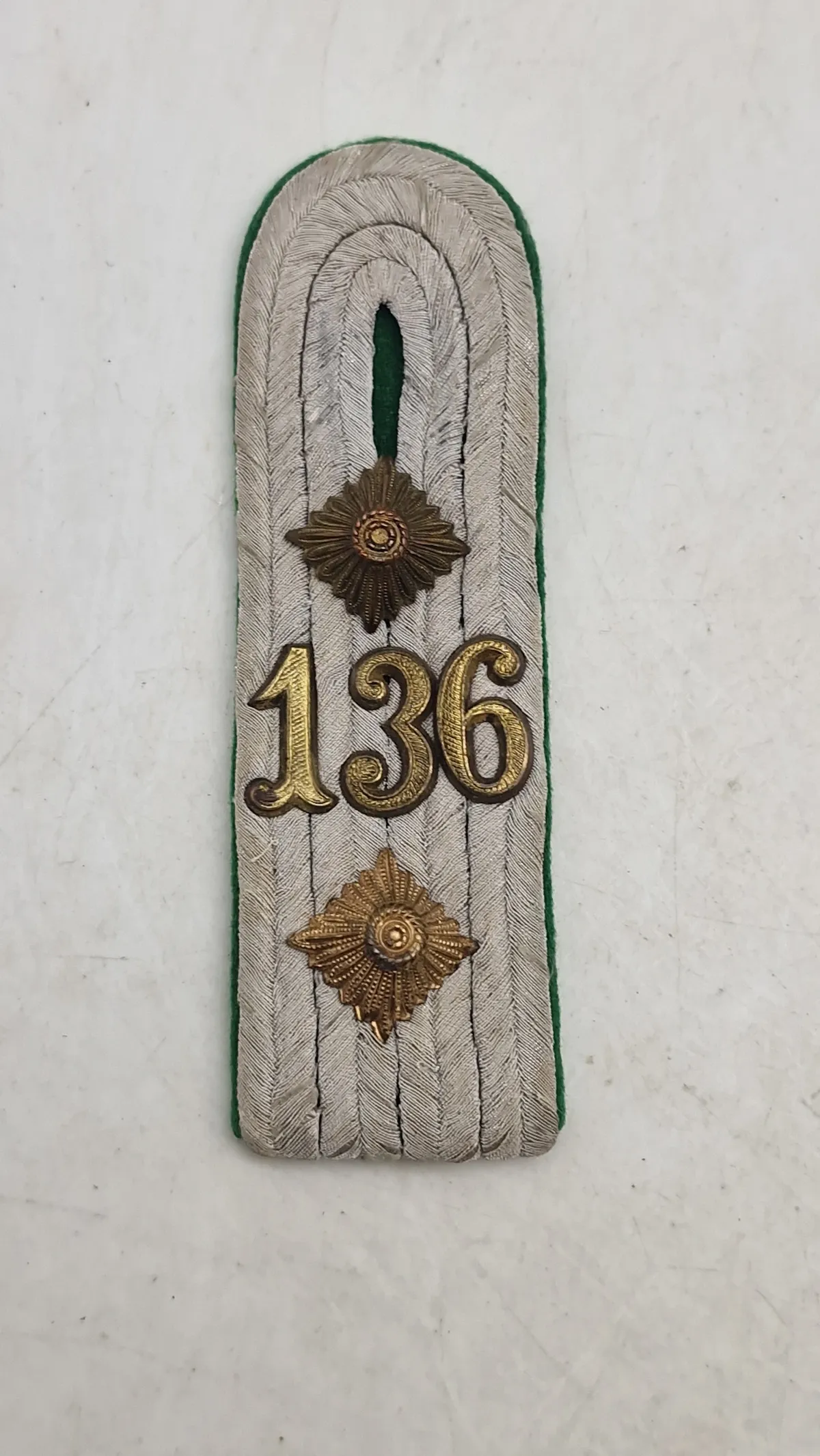 Original tysk ww2 skulderstrop for Hauptmann bjergjæger