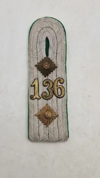 Original tysk ww2 skulderstrop for Hauptmann bjergjæger