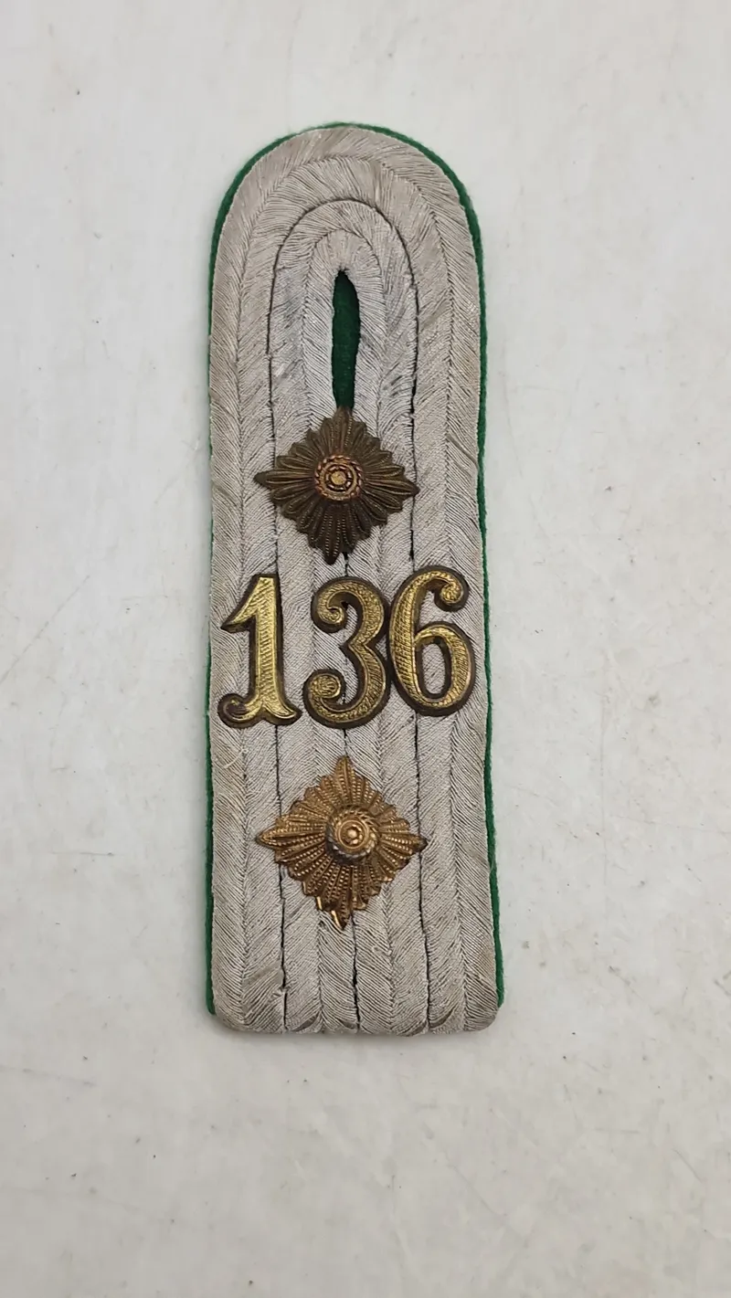 Original tysk ww2 skulderstrop for Hauptmann bjergjæger