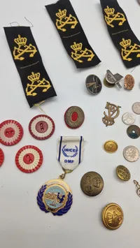 Samling pins og mærker