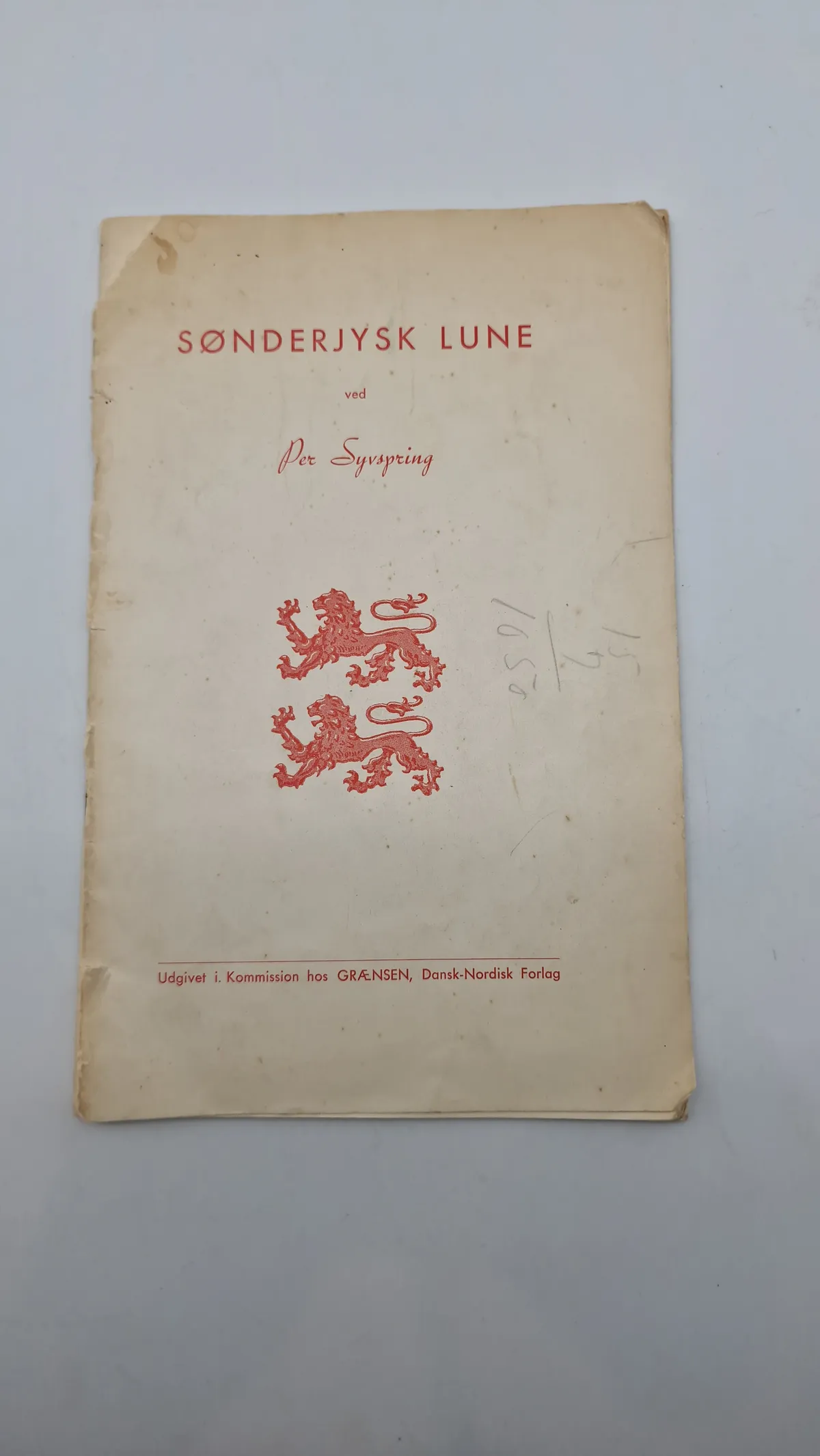 Original antinazistisk litteratur - Sønderjylland
