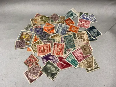 Stor samling originale tyske frimærker - ww2