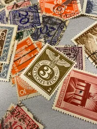Stor samling originale tyske frimærker - ww2