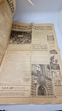 Original dansk befrielses avis - maj 1945