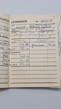 Original dansk soldaterbog med hundetegn