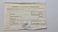 Original dansk soldaterbog med hundetegn