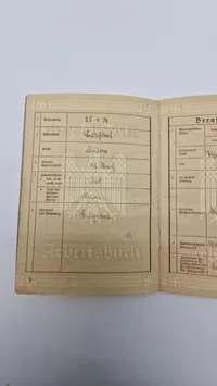 Original Deutsches Reich - Arbeitsbuch