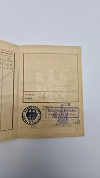 Original Deutsches Reich - Arbeitsbuch