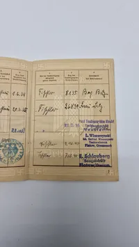 Original Deutsches Reich - Arbeitsbuch