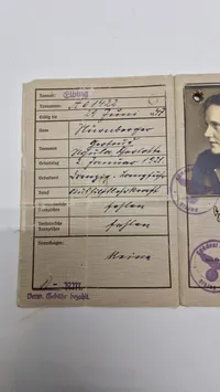 Originalt tysk ww2 Kennkarte