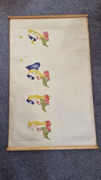 Original undervisningsplakat - Maskingevær M/62