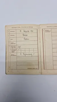 Original Deutsches Reich Arbeitsbuch