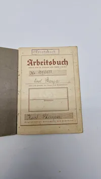 Original Deutsches Reich Arbeitsbuch