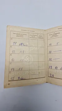 Original Deutsches Reich Arbeitsbuch