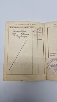 Original Deutsches Reich Arbeitsbuch