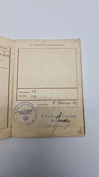 Original Deutsches Reich Arbeitsbuch