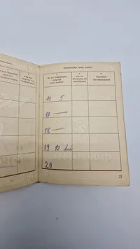 Original Deutsches Reich Arbeitsbuch