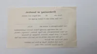 Original evakueringsseddel - ww2