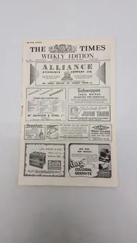 Originalt eks. af “Weekly Edition” 1944 Nedkastet over Danmark WW2