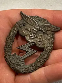 Originalt tysk Erdkampfabzeichen - ww2