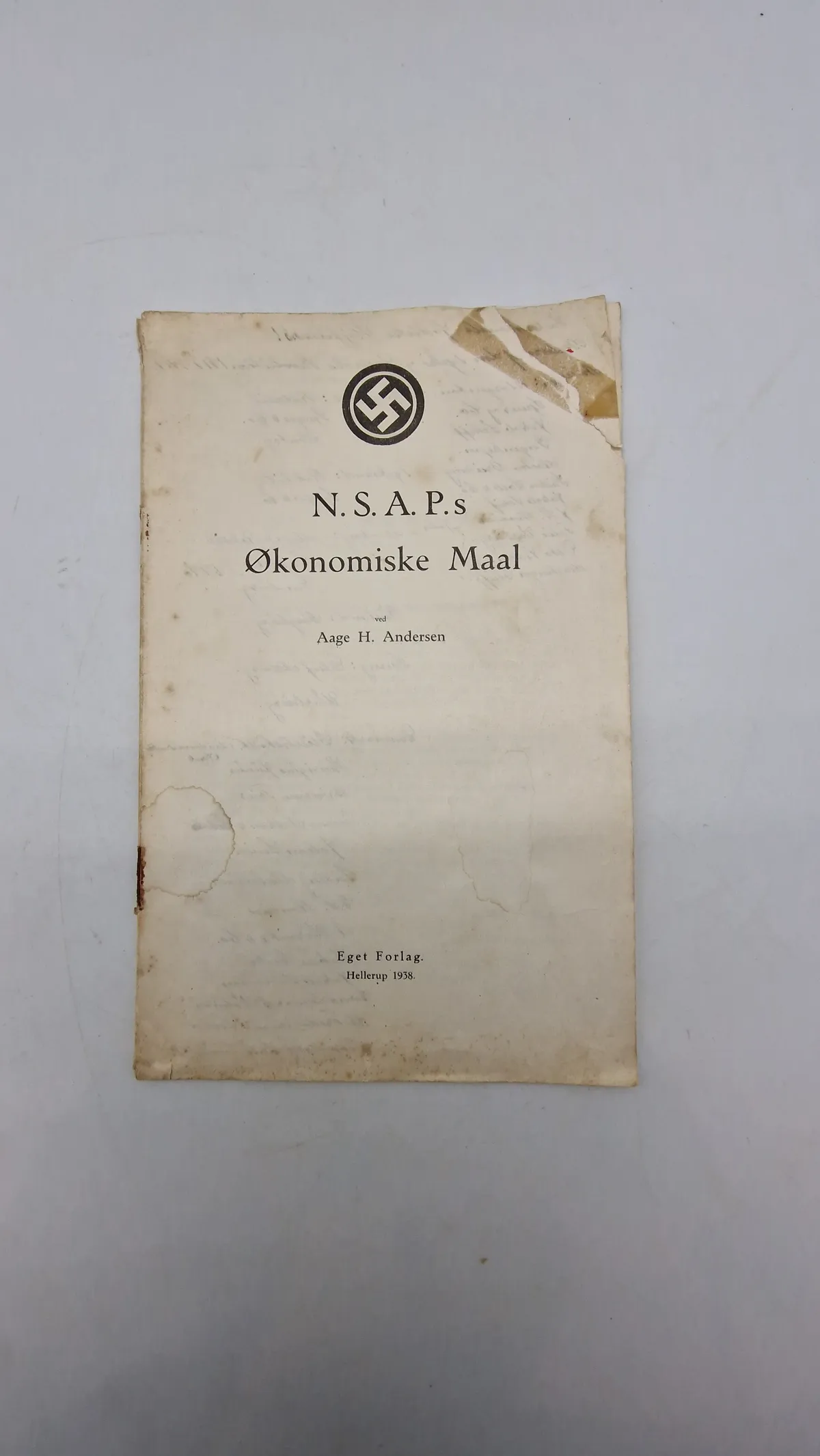 Original N.S.A.P flyer