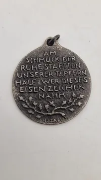 Original tysk ww1 token - ICH HATT EINEN KAMERADHEN