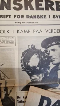 Lot originale eks. af “Danskeren” - ww2