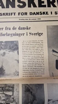 Lot originale eks. af “Danskeren” - ww2