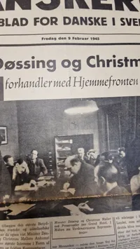 Lot originale eks. af “Danskeren” - ww2