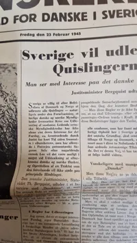 Lot originale eks. af “Danskeren” - ww2