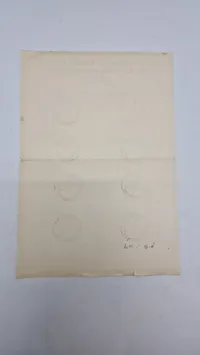 Originalt ark med tyske olympiade postmærker - 1936