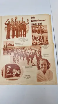 Originalt tysk olympiade blad - 1936