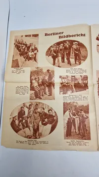 Originalt tysk olympiade blad - 1936