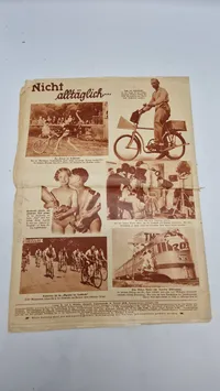 Originalt tysk olympiade blad - 1936