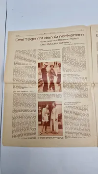 Originalt tysk olympiade blad - 1936