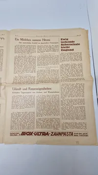 Originalt tysk olympiade blad - 1936