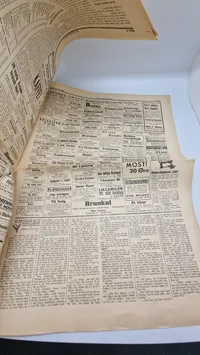 Originalt eks. af “Kolding Folkeblad” 1940