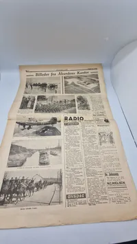 Originalt eks. af “Kolding Folkeblad” 1940