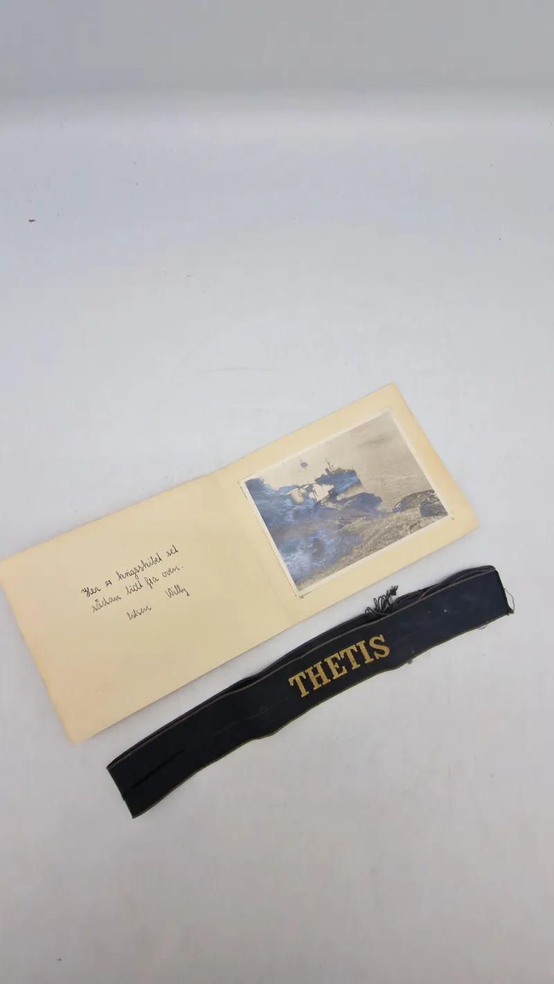 Originalt lot fra søværnets skib “Thetis”