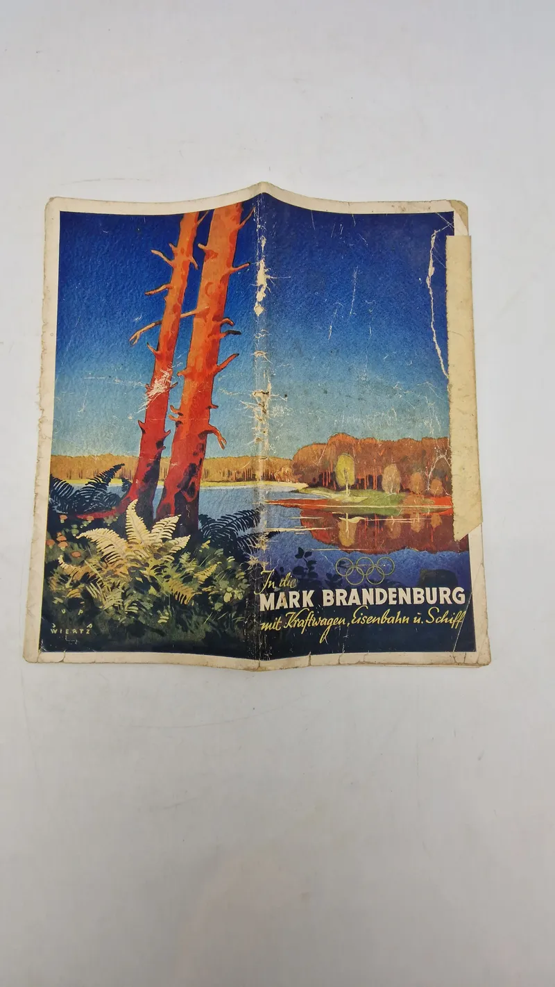 Originalt blad omhandlende bl.a. olympiaden 1936