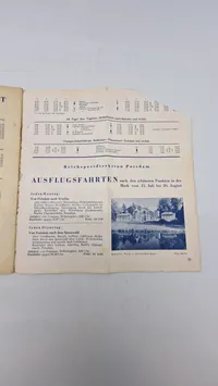 Originalt blad omhandlende bl.a. olympiaden 1936
