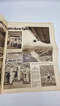 Originalt tysk olympiade blad - 1936