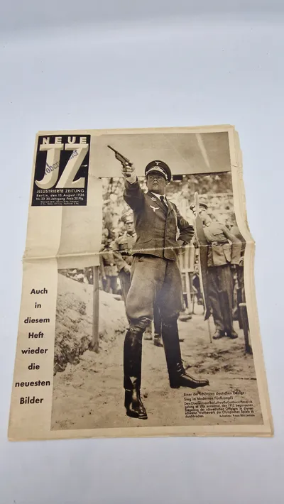 Originalt tysk olympiade blad - 1936